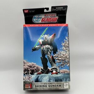 Vtg Shining G Gundam Bandai GF13-017NJ ‎ Skill Level 1 Action Figure Model Kit